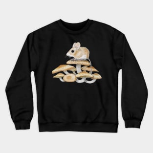 Mouse and Mushrooms Crewneck Sweatshirt